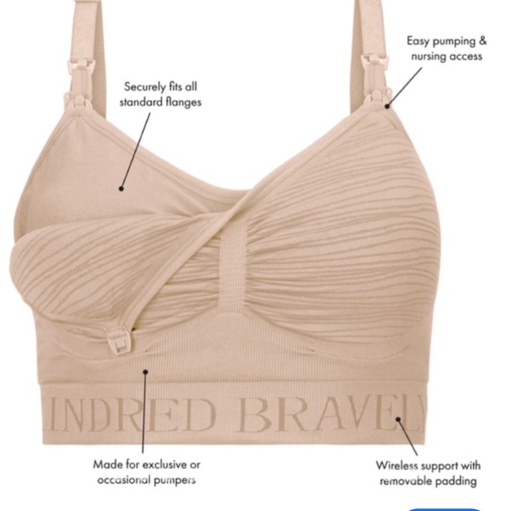 Kindred Bravely Beige Nursing Bra